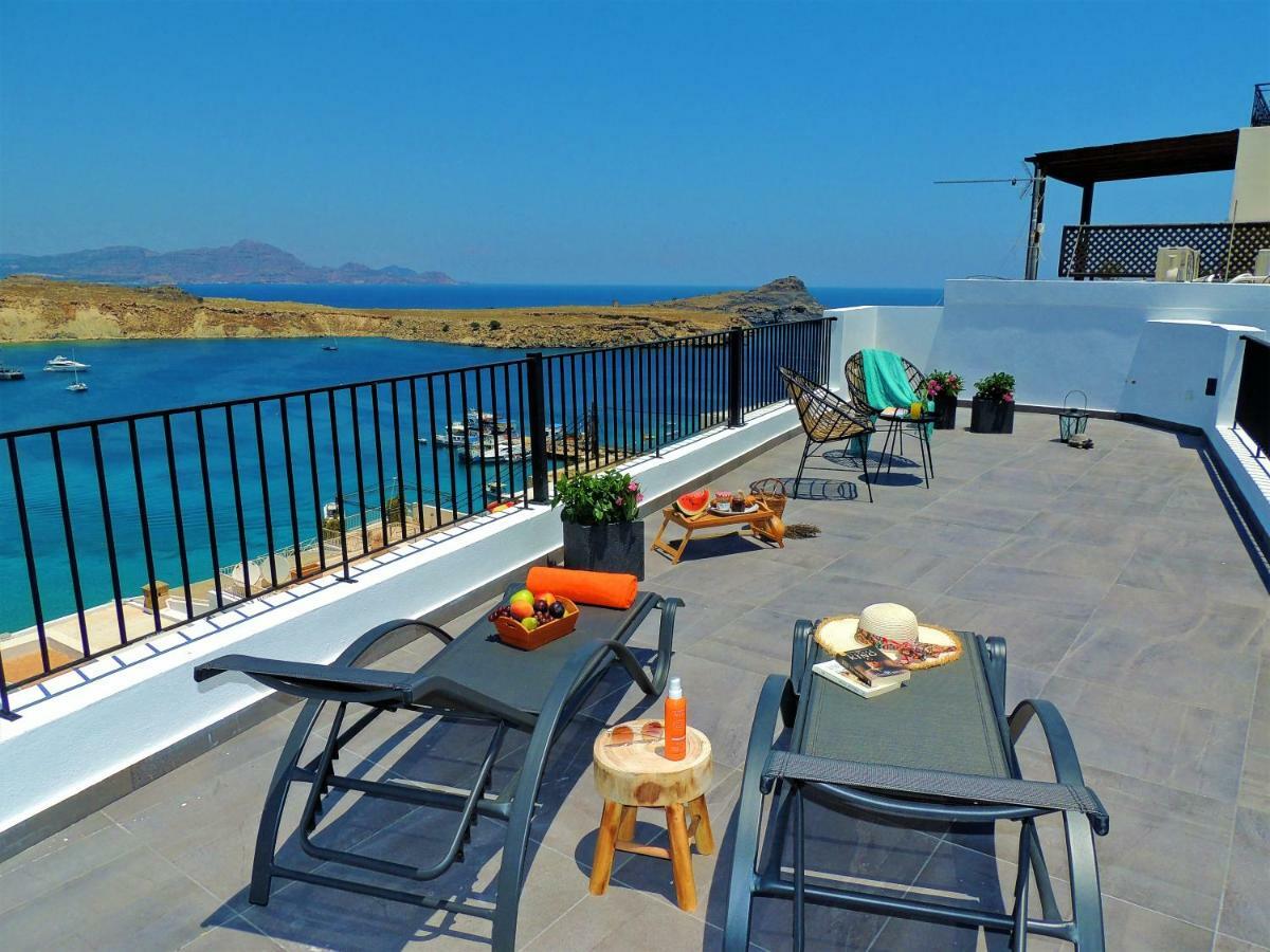 Lindos Aktaia Villa Εξωτερικό φωτογραφία